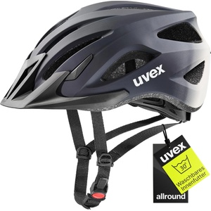uvex viva 3 - lightweight all-round helmet for men and women - individual size adjustment - washable interior - deep space sand matt - 56-62 cm - S4109840917 (S4109840917)