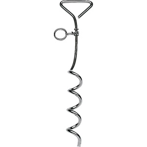 Ferplast Spiral stake for dogs - Закрепващ спирален метален кол за връзване на куче, 40.5 см