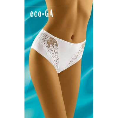 Wolbar Бикини с висока талия в бяло Eco GaEH-30136-BIAŁY - Бял, размер M