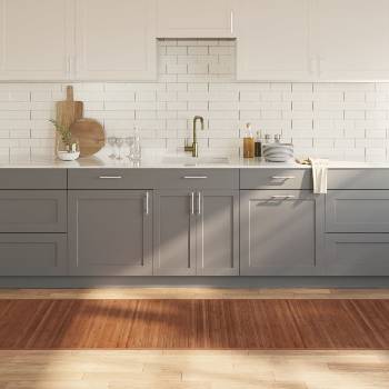 Image 1 of vidaXL Килим, правоъгълен, кафяв, 80x1000 см, бамбук (376932)