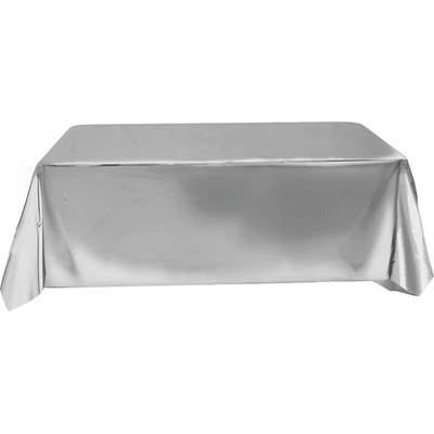 Guirca Metalický obrus Strieborný 137x274 cm