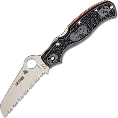 Spyderco Rescue 3 Lightweight Thin Red Line C14FSBKRD3
