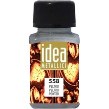 Maimeri Idea Metallici tekuté metalické farby 558 pewter 60 ml