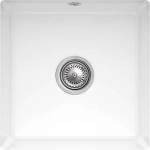 Villeroy & Boch Subway 50 - Керамична мивка 44x44 см, CeramicPlus, Stone White 332501RW (332501RW) Мивка за вграждане