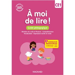 À moi de lire ! CE1 - Guide pédagogique + Banque de ressources (2025)