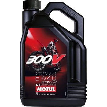 Image 1 of Motul 300V Factory Line Off Road 4T 5W-40 4 l