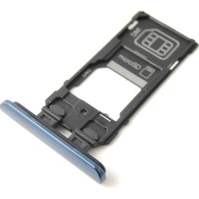 Sony J9210 Dual SIM tray modrý