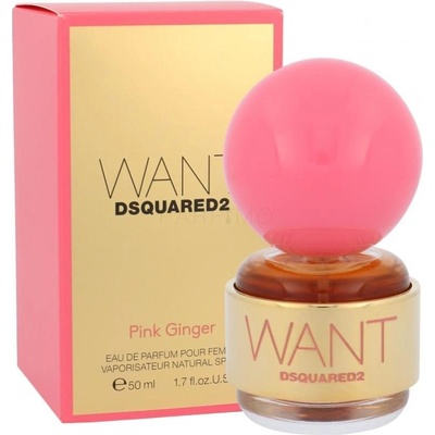 DSQUARED Want Pink Ginger parfumovaná voda dámska 50 ml