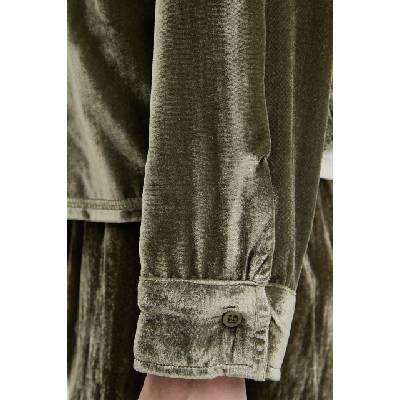 American Vintage блуза тип риза дамска от кадифе (ANK06A)