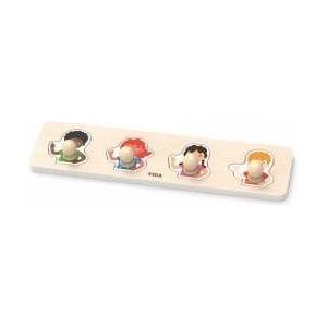 Vigan Viga Viga 44536 First puzzles with handles - skin colors