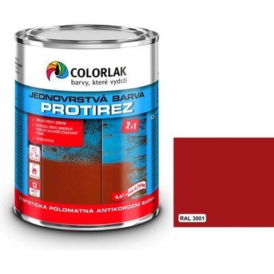 Colorlak PROTIREZ S 2015 Červená RAL 3001 9L