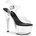 Pleaser USA Pleaser Aspire-608 Clear-Black/Clear 36