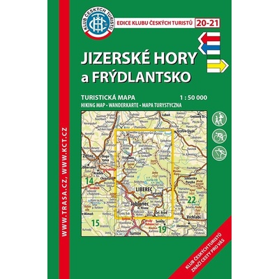 20-21 Jizerské hory Frýdlantsko 1:50 000