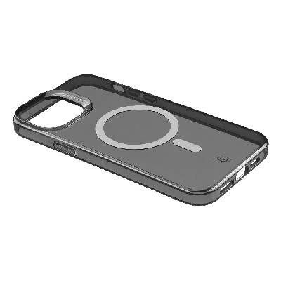Черен Gloss Mag калъф за iPhone 15 Plus