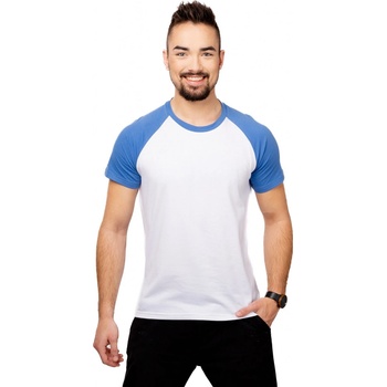 Glano pánské triko modrá bílá