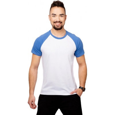 Glano pánské triko modrá bílá