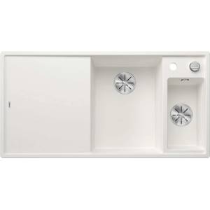 BLANCO Axia III 6 - Силгранитна мивка, 100x51 см, с контрол на оттичането и аксесоари, InFino, бяла 523477 (523477) Мивка за вграждане