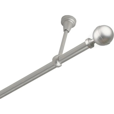 OK-GarnýžeCZ Garnýž kovová jednořadá 19mm Kalisto satina 440 cm do stropu / na tunýlek - bez kroužků