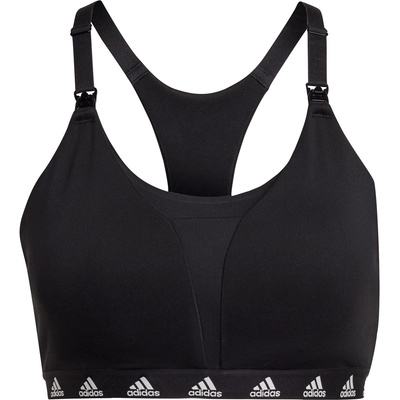 adidas Grow Positivity Everyday Light Support Nursing Bra Womens - Black
