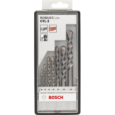 7-dílná sada vrtáků do betonu Bosch CYL3 Robust Line - 4-12mm (2607010545)