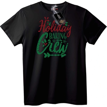 NOONEBRAND Тениска Holiday Baking Crew - 3XL, Black