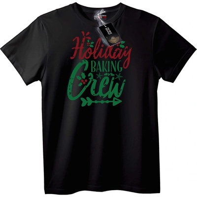 NOONEBRAND Тениска Holiday Baking Crew - 3XL, Black