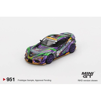 MINI GT Toyota GR Supra KUHL 2021 D1GP Evangelion Racing 1:64