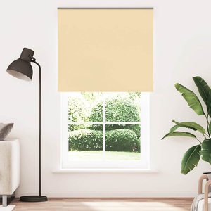 vidaXL Ролкова щора Blackout Бежова 140x230 cm Ширина на плата 136, 6cm (4010824)