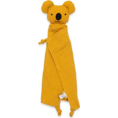 New Baby mušelínový zaspávač Koala mustard