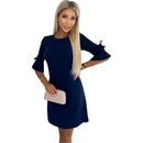 Numoco dámske šaty 217-8 Neva tmavo modrá