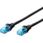 DIGITUS By ASSMANN Пач кабел DIGITUS By ASSMANN Cat5e UTP, RJ45, 1 m, черен (DK-1512-010/Black)