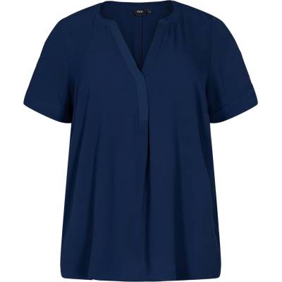 Zizzi Блуза 'Anni' синьо, размер XL