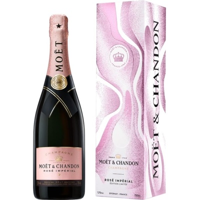 Moet & Chandon Rosé Impérial Gift EOY 12% 0,75 l (kartón)