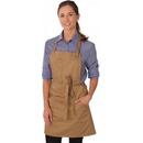 Le Chef Prep Zástěra s velkými kapsami vhodnými na tablety Khaki LF113