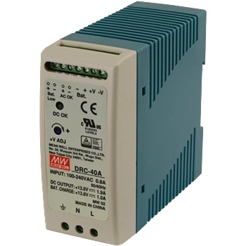 MEAN WELL DRC-40A Захранване 12V 2.9A с UPS и Мониторинг за DIN Шина (DRC-40A)