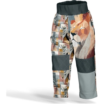 Takoy Panel se střihem 86 softshell kalhoty klidný lev