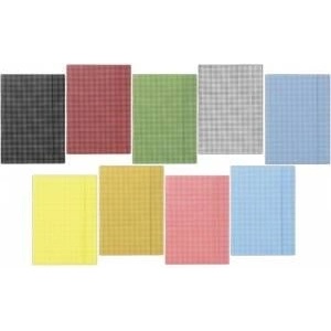 DONAU Folder with elastic band A4 Checkered
