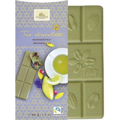 LAUENSTEIN Bílá čajová s matchou a ochuceným zeleným čajem "Morgentau" 60 g