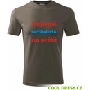 Tričko nejlepší softbalista na světě dárek pro hráče softballu army