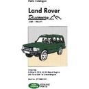 Land Rover Discovery Parts Catalogue 1989