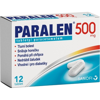 PARALEN POR 500MG TBL NOB 12