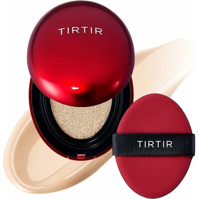 Tirtir Mask Fit Red Cushion Mini dlhotrvajúci make-up v hubke s vysokou UV ochranou 17N Vanilla 4.5 g