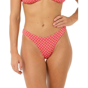 Rip Curl Shell Cove High Leg Cheeky bikini bottom - Pink (Red)