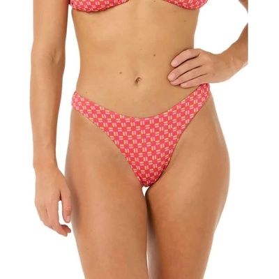 Rip Curl Shell Cove High Leg Cheeky bikini bottom - Pink (Red)