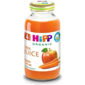 Hipp Био плодов сок Hipp - Ябълки и моркови, 200 ml (8040)