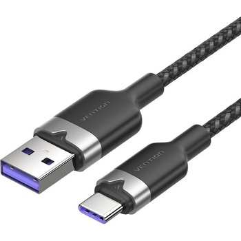 Vention Кабел USB 2.0 A към USB-C 6A Vention CTOBH 2M (черен) (CTOBH)