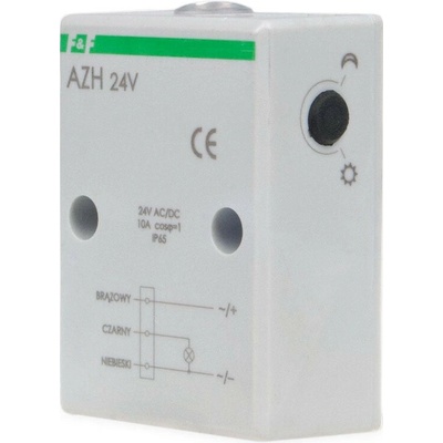 AZH 24V - Súmrakový spínač so vstavaným čidlom, 24V, 10A, IP65
