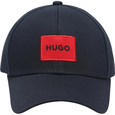 HUGO Red Шапка с козирка синьо, размер 55-60