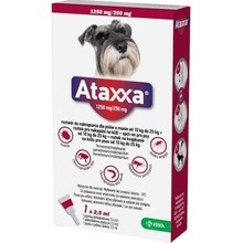 Ataxxa pro psy L 1x1250mg/250mg červená sol 1 x 2.5 ml 10-25kg