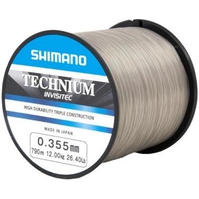SHIMANO Technium Invisitec šedý 1252 m 0,28 mm